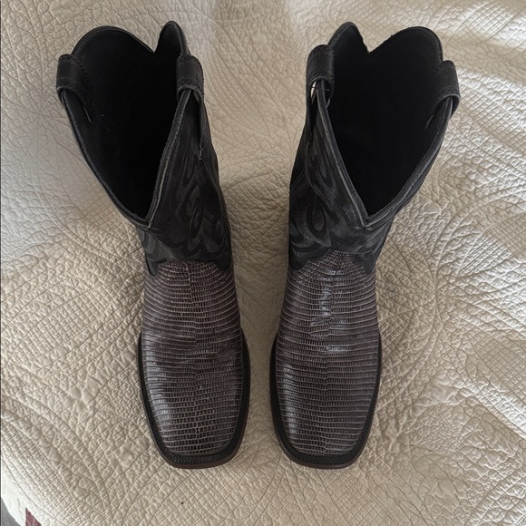 Tecovas Black lizard Leather Boots - Picture 6 of 6